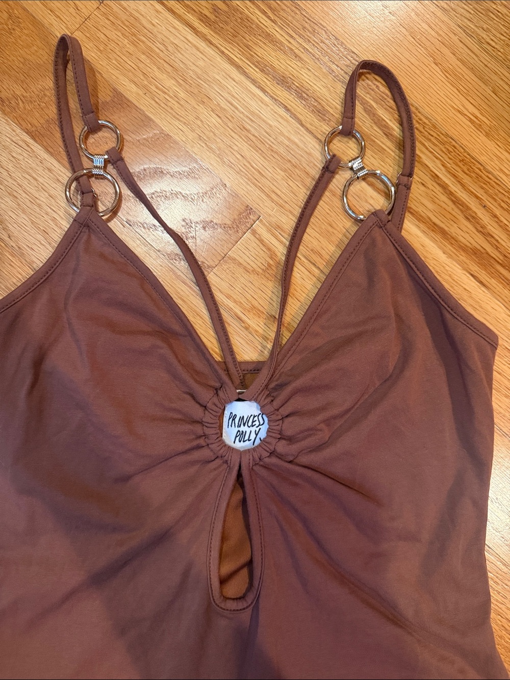 Princess Polly Brown Bodysuit - Picture 2 of 3